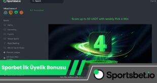 Sporbet İlk Üyelik Bonusu